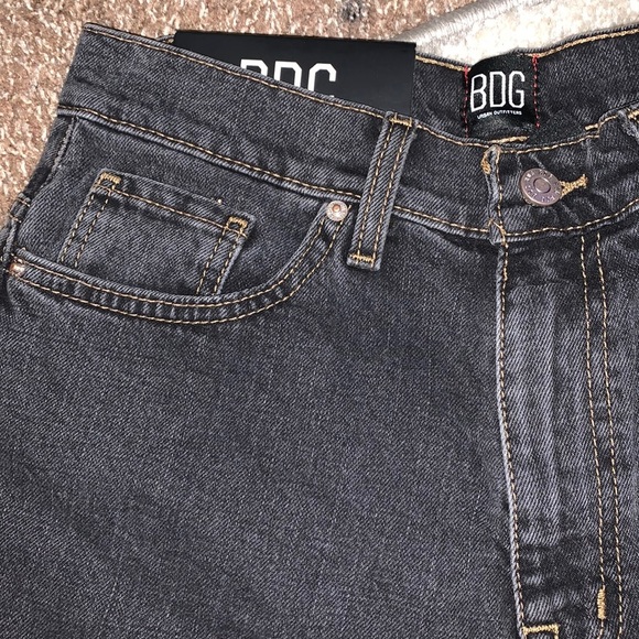 High rise black denim shorts - Picture 2 of 6